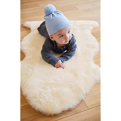 Buy Overland Short Wool Sheepskin Baby Rug at Ubuy Jordan